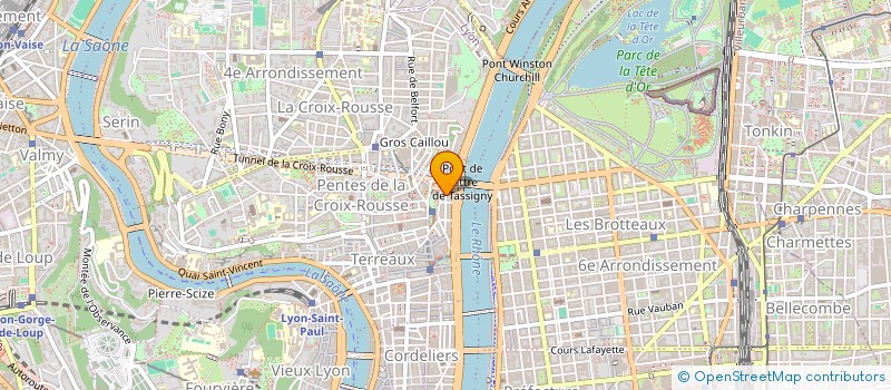 localisation de l'entreprise COPROPRIETE à LYON