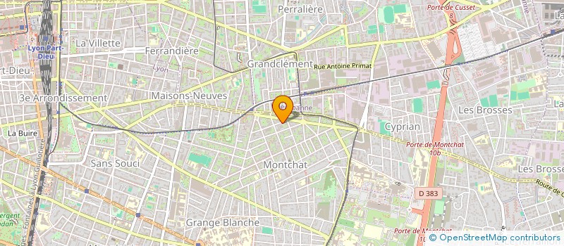 localisation de l'entreprise COPROPRIETE  LYON