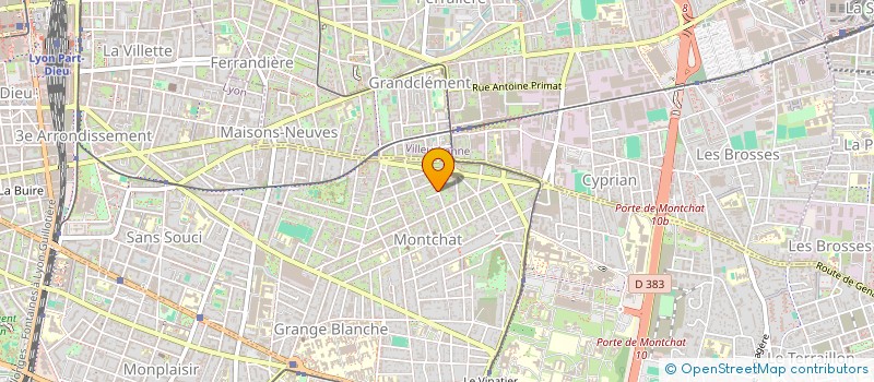 localisation de l'entreprise COPROPRIETE  LYON