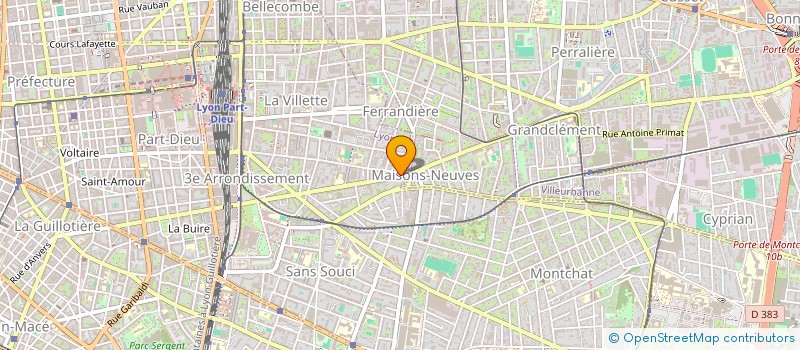 localisation de l'entreprise COPROPRIETE  LYON