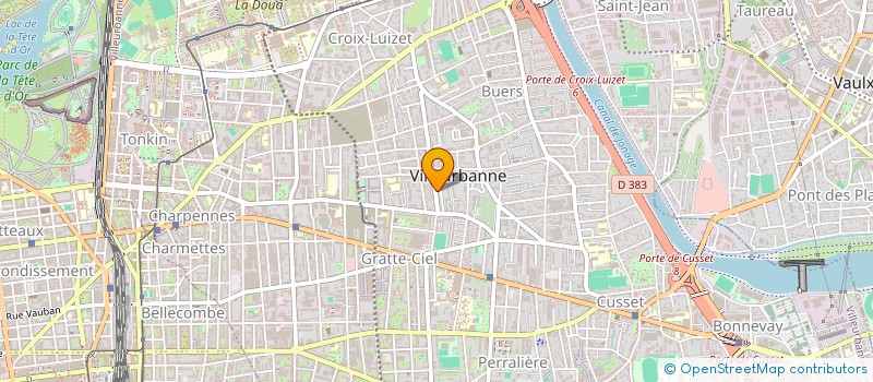 localisation de l'entreprise COPROPRIETE  VILLEURBANNE