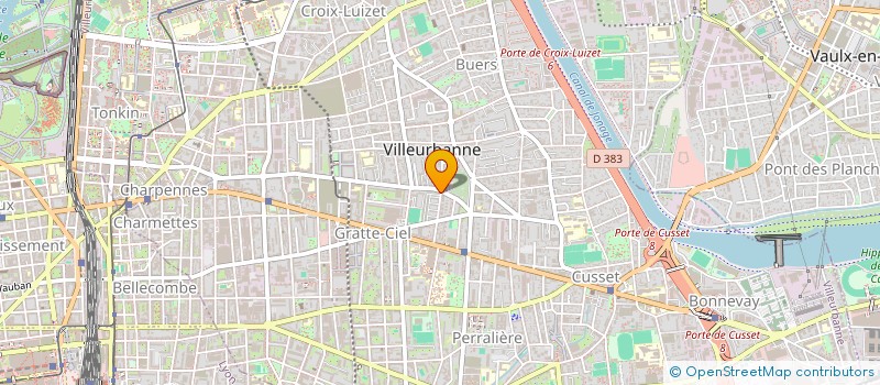 localisation de l'entreprise COPROPRIETE  VILLEURBANNE