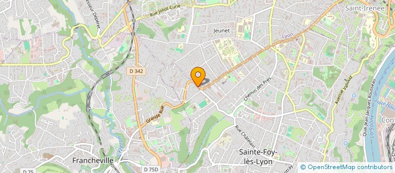 localisation de l'entreprise COPROPRIETE  SAINTE-FOY-LES-LYON