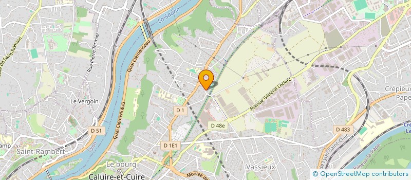 localisation de l'entreprise COPROPRIETE à CALUIRE-ET-CUIRE