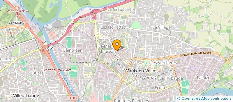 localisation de l'entreprise COPROPRIETE  VAULX-EN-VELIN