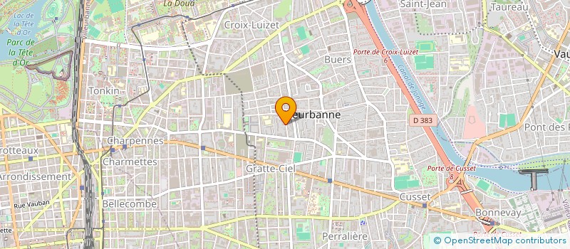 localisation de l'entreprise COPROPRIETE  VILLEURBANNE