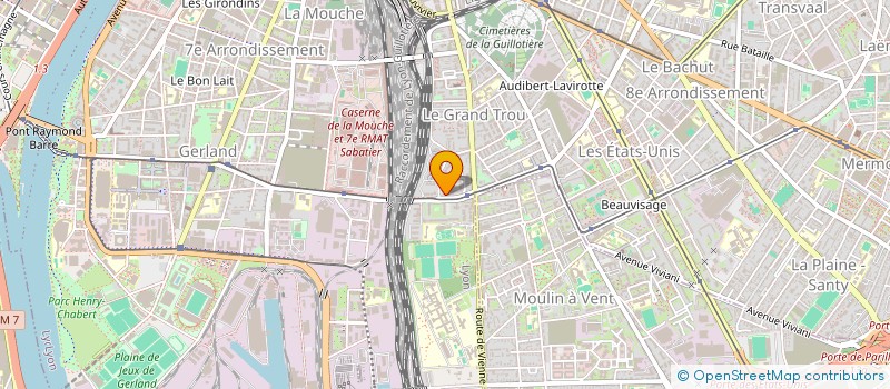 localisation de l'entreprise COPROPRIETE  LYON