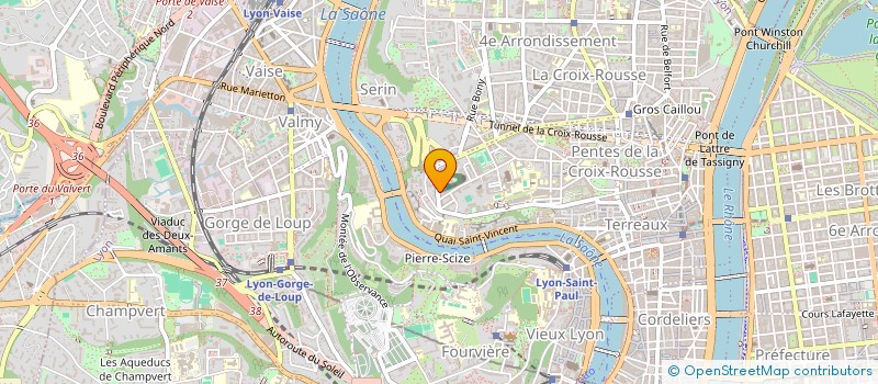 localisation de l'entreprise COPROPRIETE à LYON