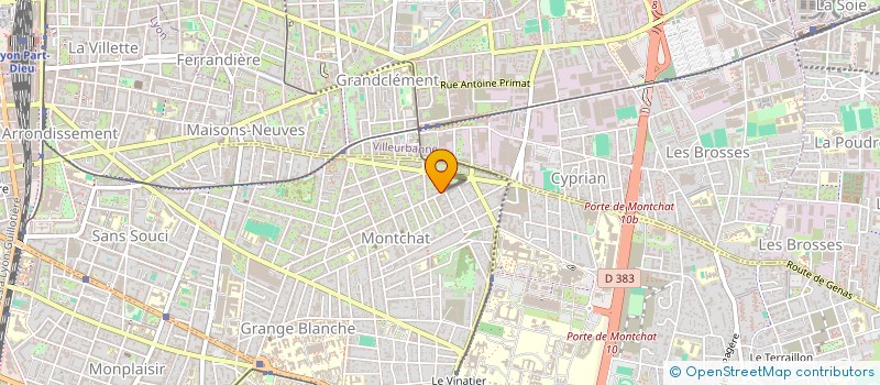 localisation de l'entreprise COPROPRIETE  LYON