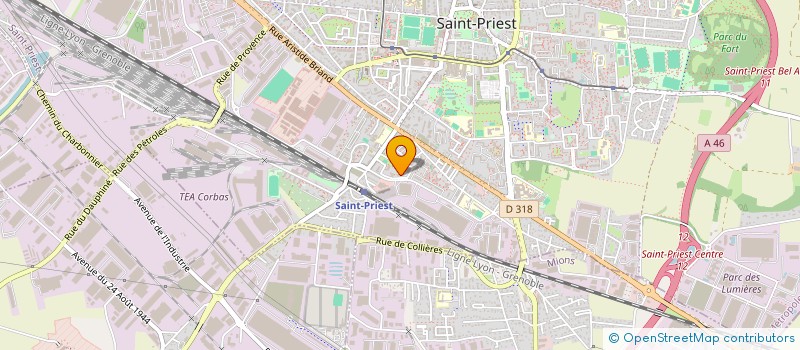 localisation de l'entreprise COPROPRIETE  SAINT-PRIEST