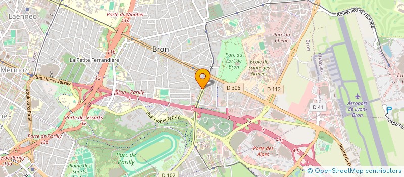 localisation de l'entreprise COPROPRIETE  BRON