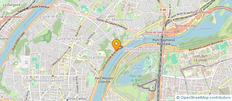 localisation de l'entreprise COPROPRIETE à CALUIRE-ET-CUIRE