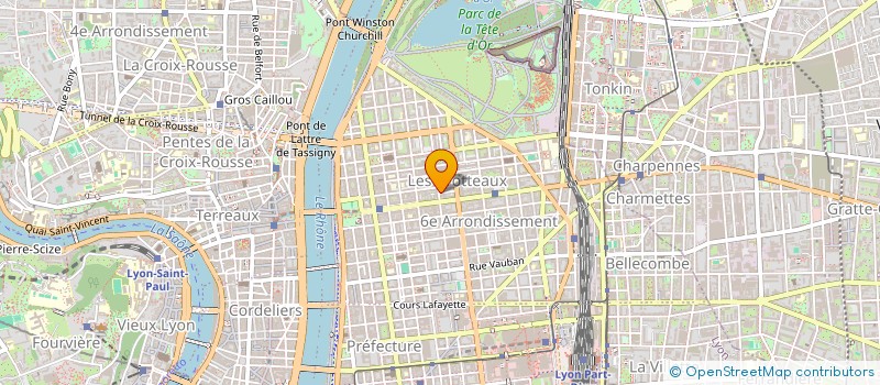 localisation de l'entreprise COPROPRIETE  LYON