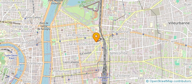 localisation de l'entreprise COPROPRIETE  LYON