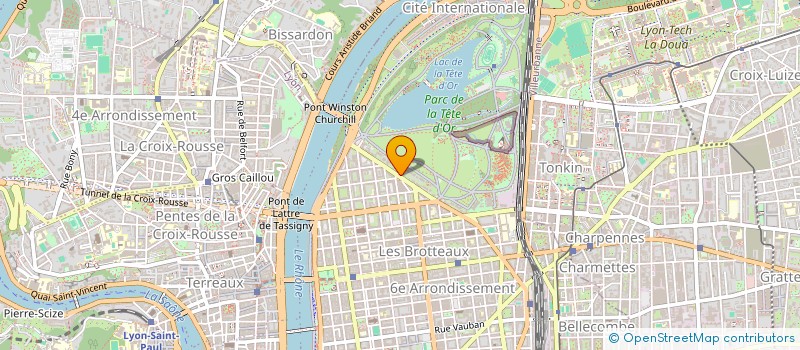 localisation de l'entreprise COPROPRIETE  LYON