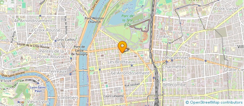 localisation de l'entreprise COPROPRIETE  LYON