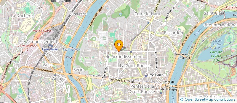 localisation de l'entreprise COPROPRIETE  LYON