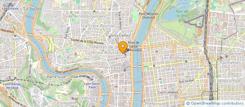 localisation de l'entreprise COPROPRIETE à LYON