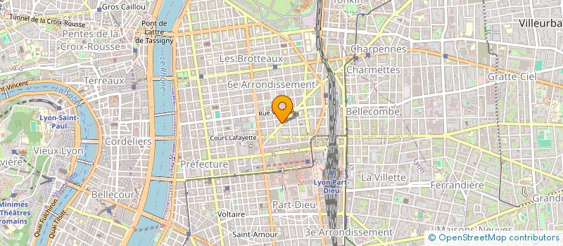 localisation de l'entreprise COPROPRIETE  LYON