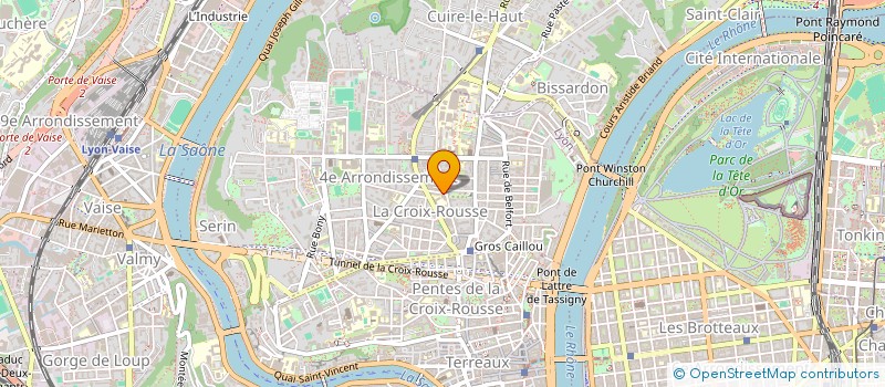 localisation de l'entreprise COPROPRIETE  LYON