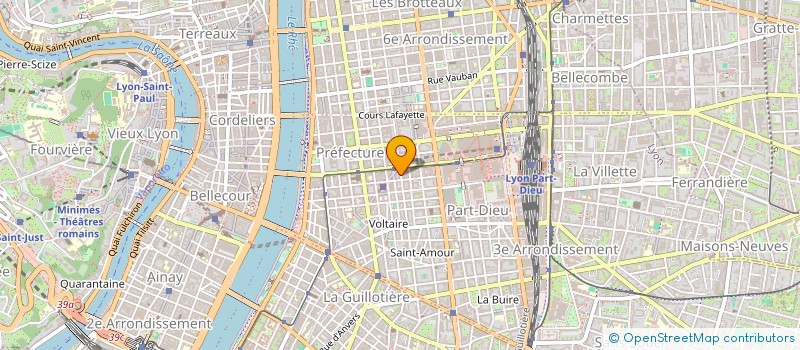 localisation de l'entreprise COPROPRIETE  LYON