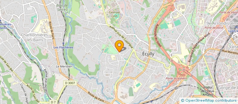 localisation de l'entreprise COPROPRIETE  ECULLY