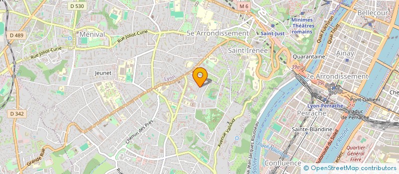 localisation de l'entreprise COPROPRIETE  SAINTE-FOY-LES-LYON