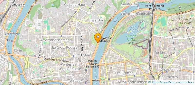 localisation de l'entreprise COPROPRIETE  LYON