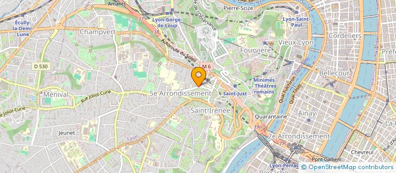 localisation de l'entreprise COPROPRIETE  LYON