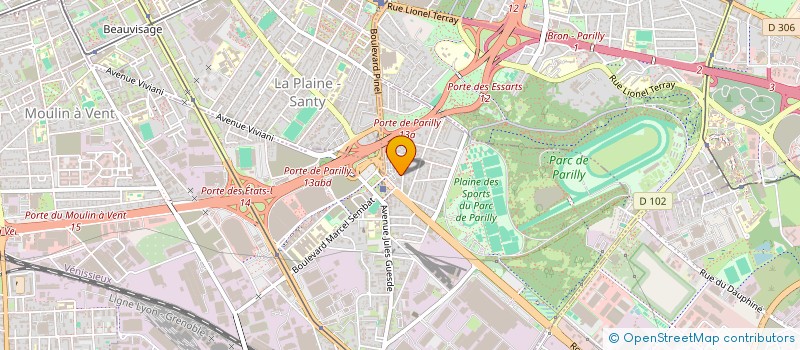 localisation de l'entreprise COPROPRIETE  VENISSIEUX