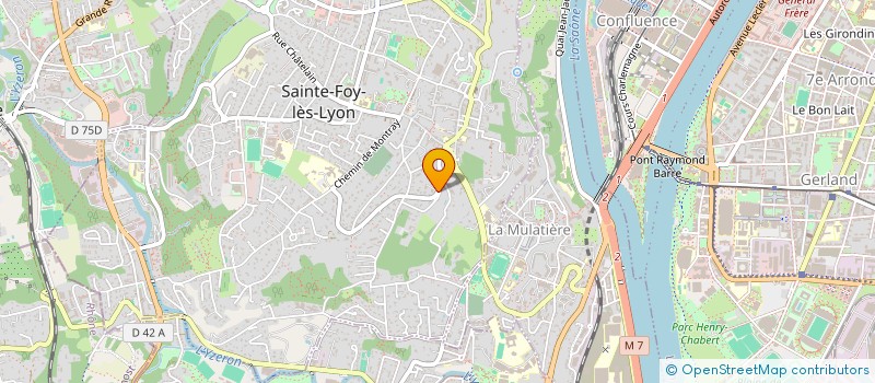 localisation de l'entreprise COPROPRIETE  SAINTE-FOY-LES-LYON