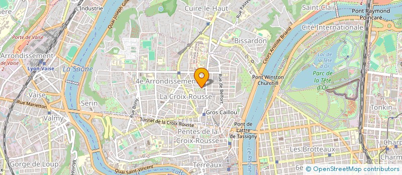 localisation de l'entreprise COPROPRIETE  LYON