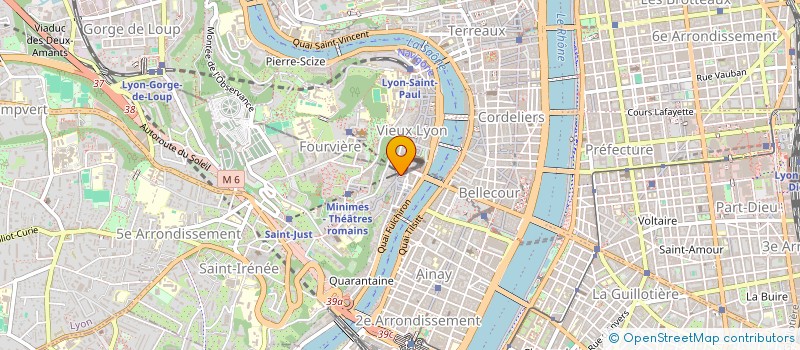 localisation de l'entreprise COPROPRIETE  LYON