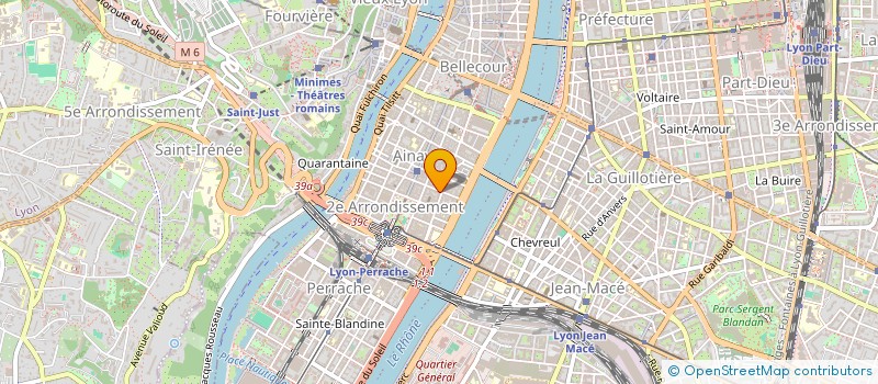 localisation de l'entreprise COPROPRIETE  LYON