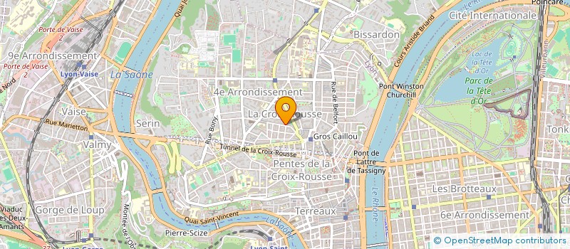 localisation de l'entreprise COPROPRIETE  LYON