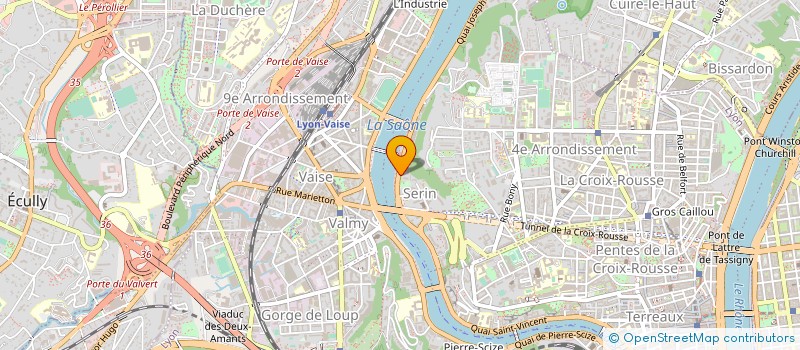 localisation de l'entreprise COPROPRIETE  LYON