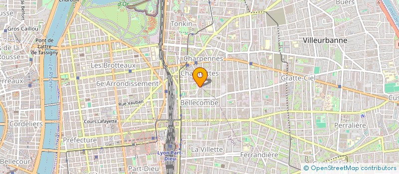 localisation de l'entreprise COPROPRIETE  LYON