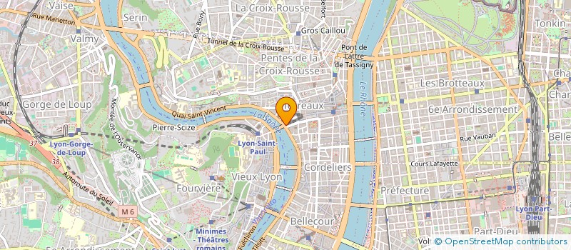 localisation de l'entreprise COPROPRIETE 1 QU DE LA PECHERIE à LYON