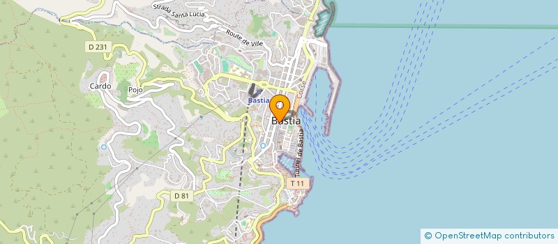 localisation de l'entreprise COPROPRIETE 1 R MIOT à BASTIA