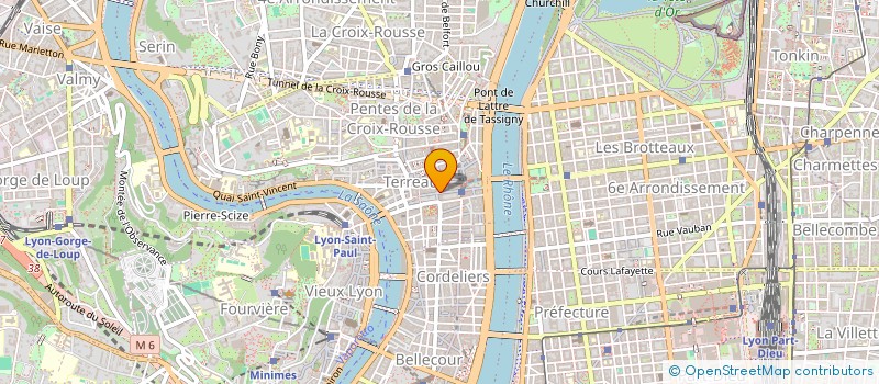 localisation de l'entreprise COPROPRIETE 1 R PUITS GAILLOT à LYON