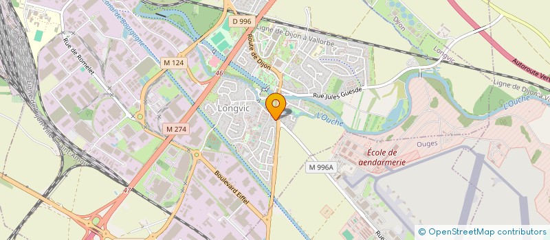 localisation de l'entreprise COPROPRIETE 1 RTE DE DIJON 21 LONGVIC à LONGVIC