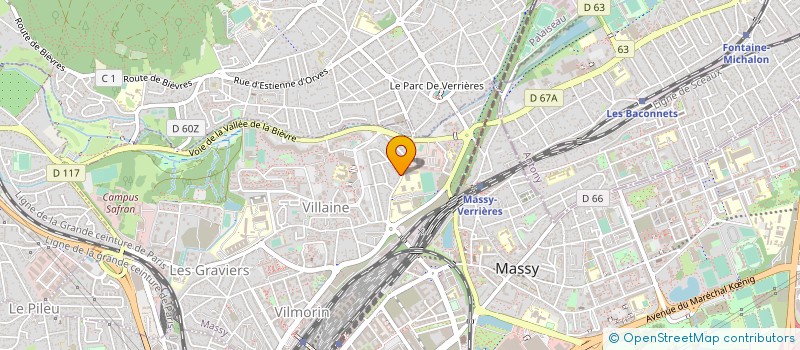 localisation de l'entreprise COPROPRIETE 1 RUE DU HAMEAU DE VILLAINE à MASSY