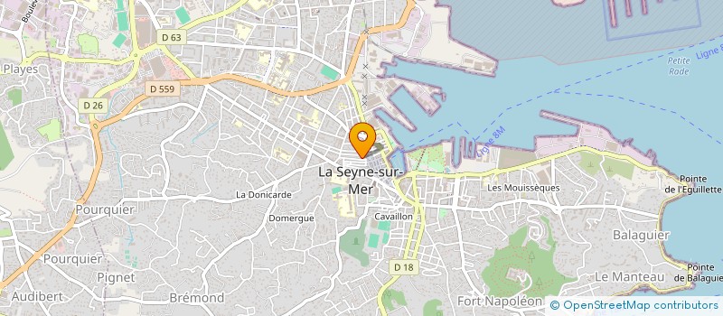 localisation de l'entreprise COPROPRIETE 1 RUE EQUERRE à LA SEYNE-SUR-MER