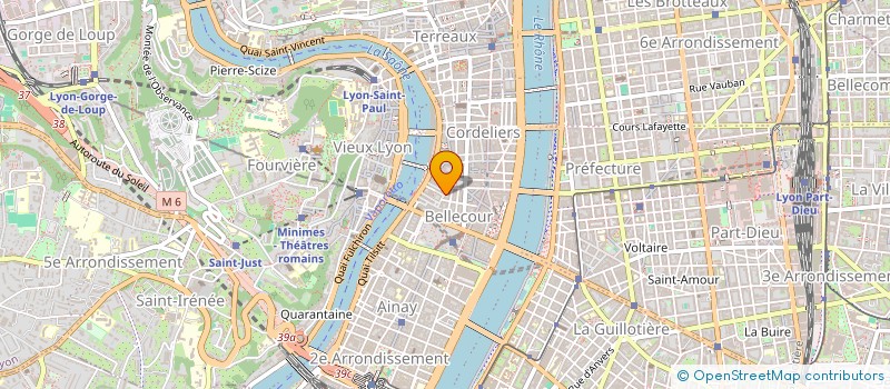 localisation de l'entreprise COPROPRIETE 1 RUE MONTCHARMONT  LYON 2EME