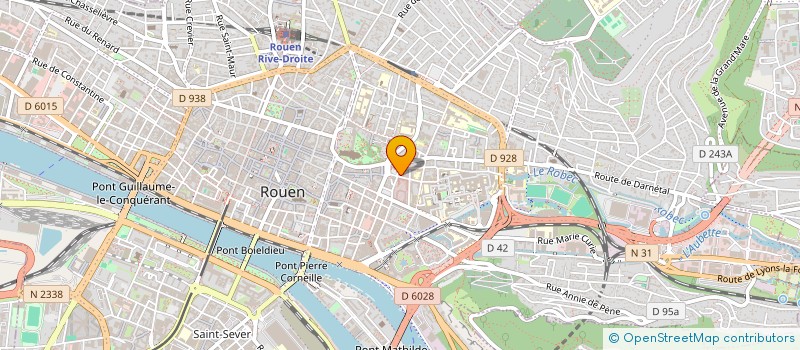 localisation de l'entreprise COPROPRIETE 10 12 RUE DU DOCTEUR BLANCHE à ROUEN