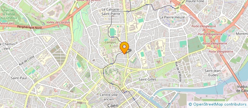 localisation de l'entreprise COPROPRIETE 10 AV DE LAUSANNE à CAEN
