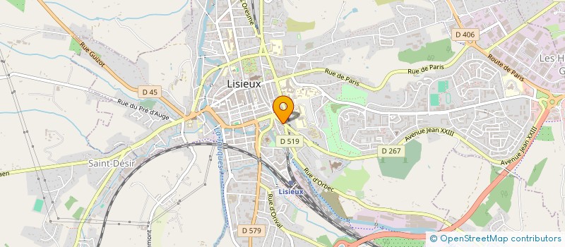 localisation de l'entreprise COPROPRIETE 10 AV SAINTE THERESE  LISIEUX