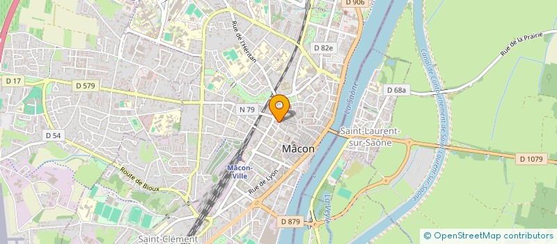 localisation de l'entreprise COPROPRIETE 10 B RUE MATHIEU  MACON