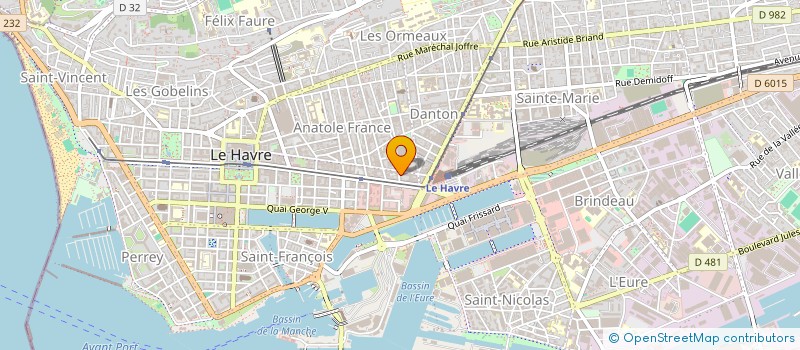 localisation de l'entreprise COPROPRIETE 10 MICHELET à LE HAVRE