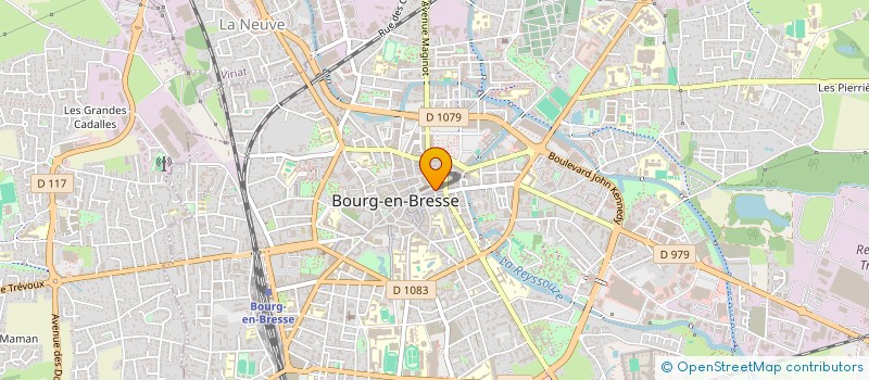 localisation de l'entreprise COPROPRIETE 10 RUE BERNARD à BOURG-EN-BRESSE